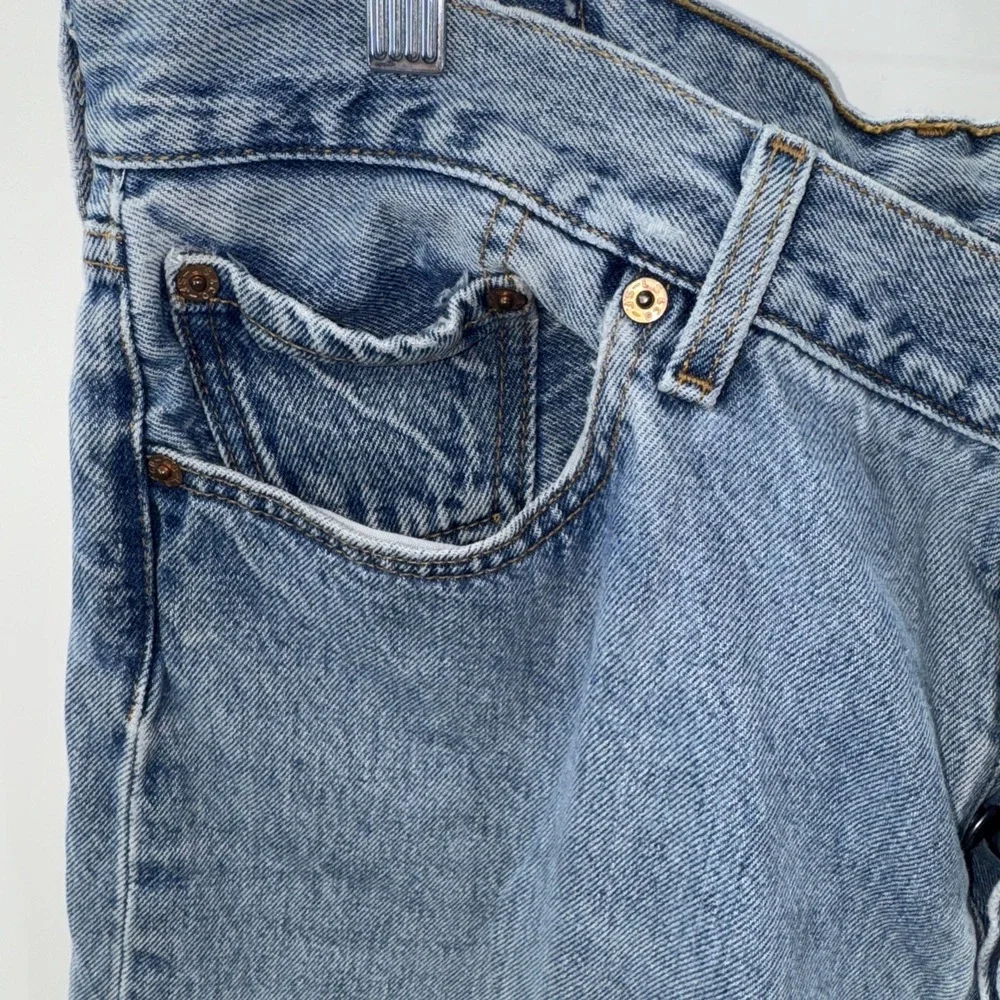 Vintage Y2K 2000 Levis 501 XX Denim Jeans Mens 38 x 30 Button Fly Made In Mexico